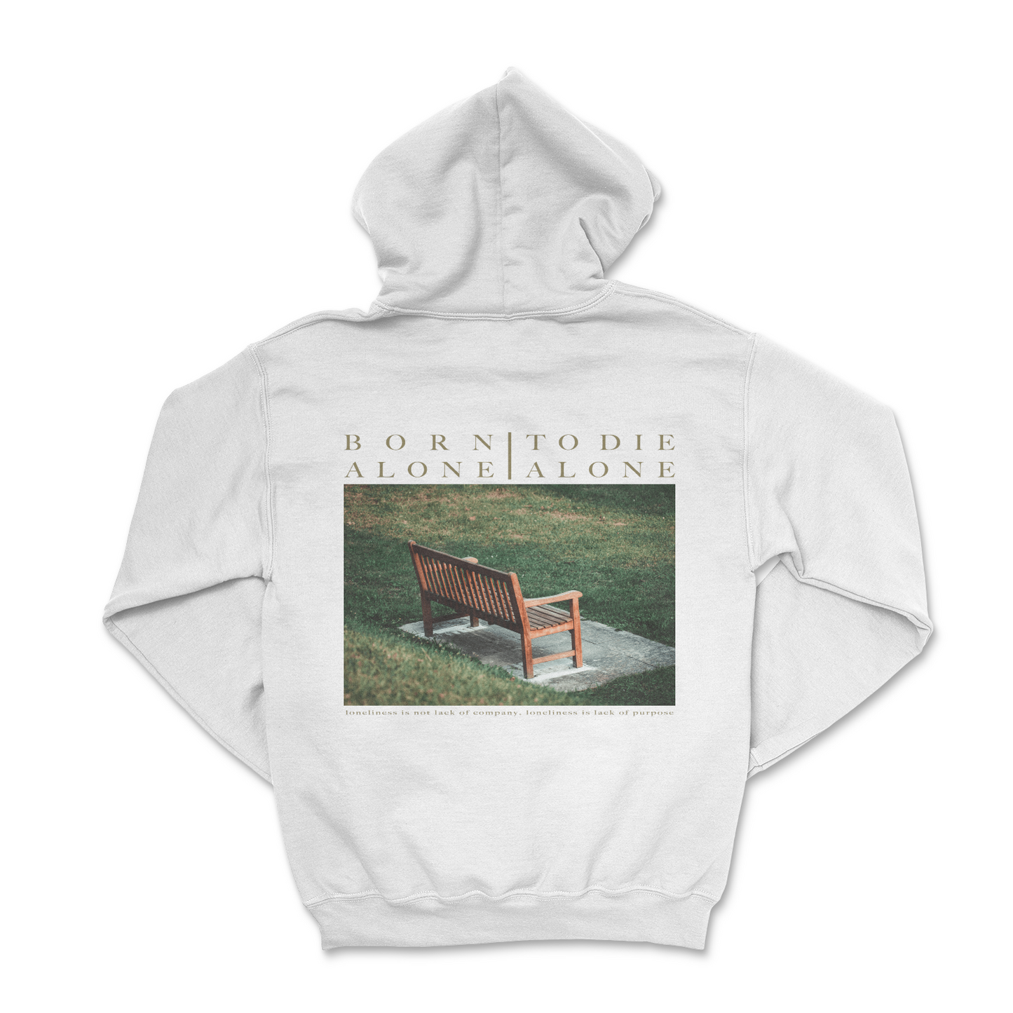 Loneliness Hoodie White