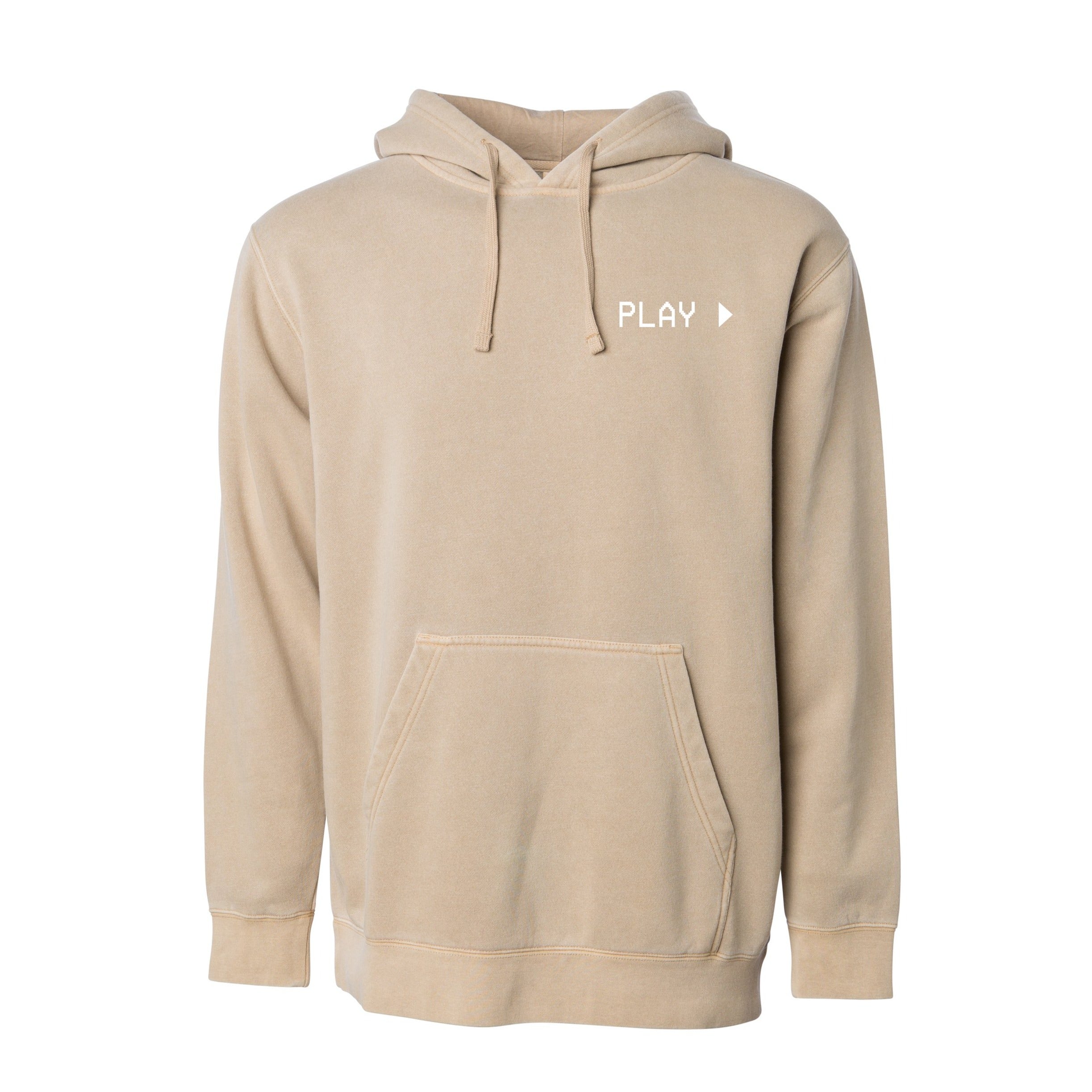 Pigment clearance dyed hoodie